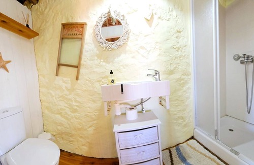 Horta Apartamento | Estudio 'Casita de campo Casa Anjos' con vistas al mar, terraza privada y Wi-Fi