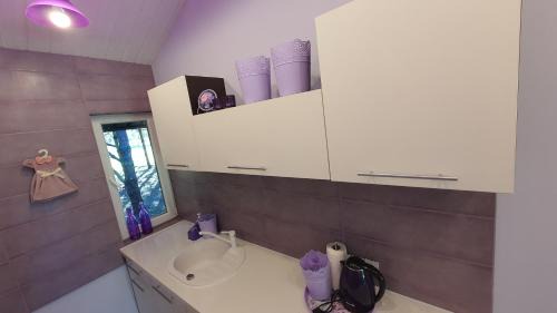 Anyksciai Casa | VIP Yellow dream house Sodyba Geras geltona žalia raudona violetinė