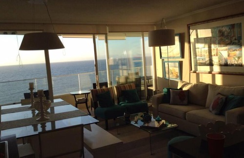 Concon Apartamento | Vista insuperable y excelente equipamiento.