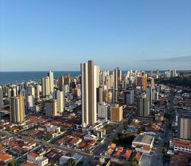 Loteamento Oceania II Apartamento | Vista mar deslumbrante e andar alto Manaíra