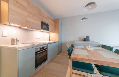 Prague 3 Apartamento | Vista Serenity Apartment with Parking Garage