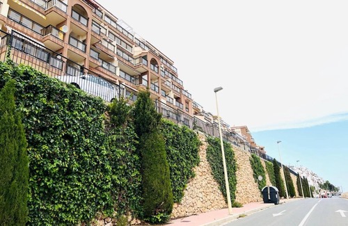 Santa Pola Apartamento | Vistas al mar, 700 metros de las mejores playas, aire acondicionado