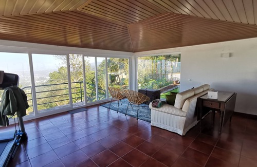 Monserrate Casa | Casa da Serra + piscina comum e terraço com vista para o mar e paisagem