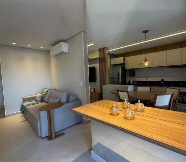 Setor Bueno Apartamento | Viva a sofisticação do Parque Vaca Brava - Apê de luxo 4 pessoas