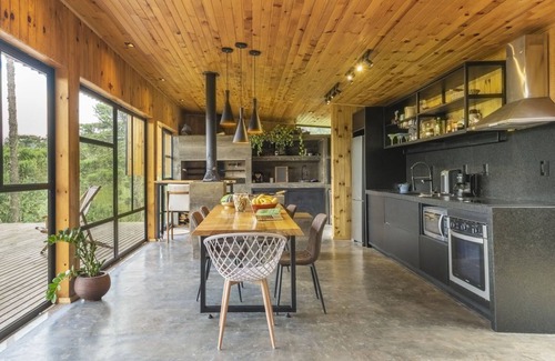 Rio Rufino Cabina | Vivenda das Araucárias - Banheira/ Lareira/natureza Para Casais ou Família