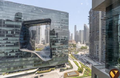 Downtown Dubai Apartamento | Vogue DAMAC Maison Cour Jardin Studio Pool & Gym Access