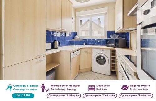 Pornichet Apartamento | Vue mer - Appartement pour 6 - 5 m de la plage