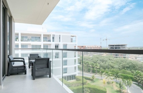 Cartagena District Apartamento | w* | Amazing 2BR w/ Balcony in Manzanillo Beach