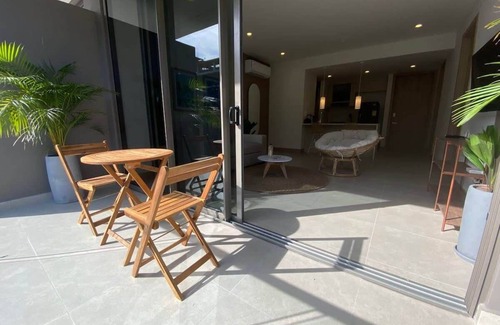 Cartagena District Apartamento | w* | Lovely 1BR w/ Pool and Balcony in Manzanillo