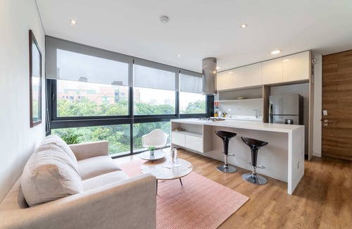 El Poblado Apartamento | w* | Relaxing 1BR w/Pool in Iconic Energy Building