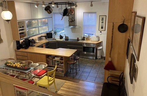 Philadelphia Casa | Walk everywhere in A+ location: garden, parking, playroom, sauna, decks, sunroom