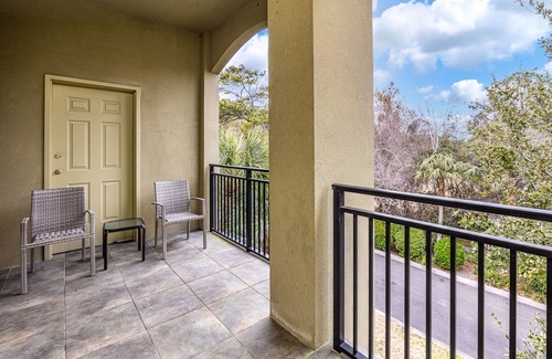 Demere Park Condominio | Walk or Bike to Pier and Village from Salt Air Villas! Community Pool and Private Balcony