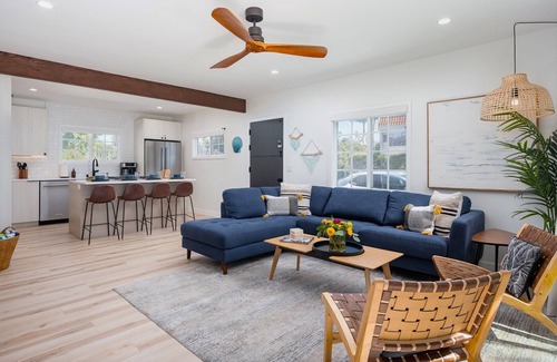 Mission Beach Casa | Walk to Beach! Family Home w/ Courtyard & Fire