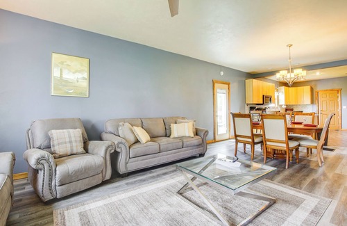 Algoma Casa | Walk to Beach: Home w/ Game Room & Yard in Algoma!
