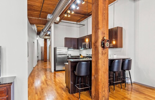 Downtown St. Louis Apartamento | Walk to City Museum & Convention/Events-DWTN 2 Bed Loft