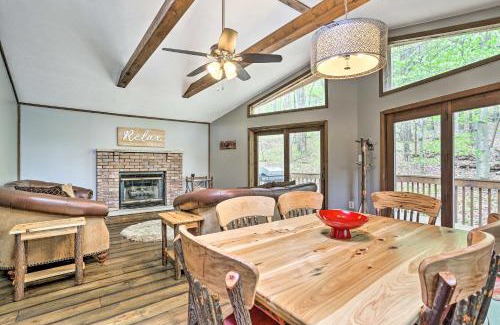 Locust Lake Village Casa | Walk to Lake and Beach Pocono Cabin with Fire Pit