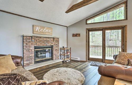 Locust Lake Village Casa | Walk to Lake and Beach Pocono Cabin with Fire Pit