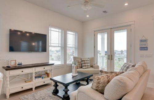 Surfside Beach Casa | Walk to Ocean Home with Deck in Surfside Beach!