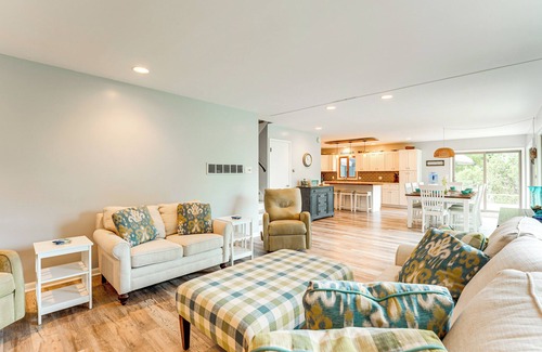 Montague Casa | Walk to Semi-Private Beach: Lake Michigan Getaway