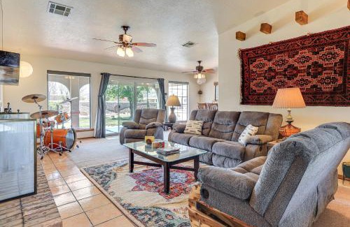 Radium Springs Casa | Walk to State Park Secluded Retreat in Las Cruces