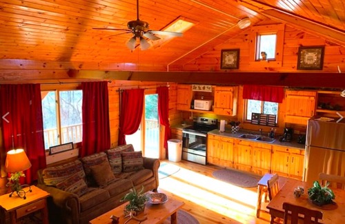 Waterville Cabina | Walnut Ridge Cabin w/ Hot Tub