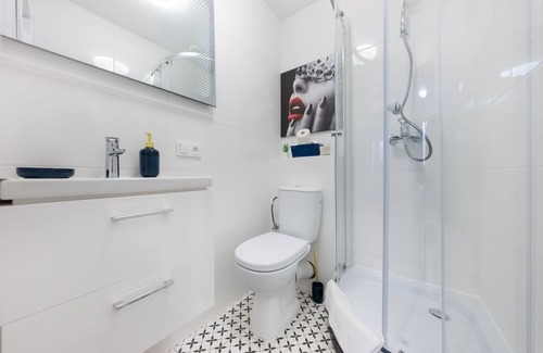 Mirow Apartamento | Warszawa Centrum uroczy UnitApartament z kominkiem