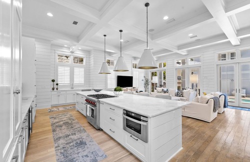 Beach District Casa | WaterColor Luxury en 30A! 63 Western Lake, Park District, Piscina, 7 hab, Slps 16+