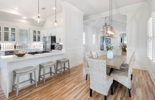 Cottage District Casa | WaterColor: Private Heated Pool, 6-Seater Golf Cart, Park District Perfection