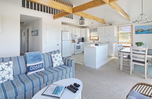 North Truro Cabaña | Waterfront 2BD Cottage: RIGHT ON THE BEACH, Water View, Direct Beach Access, A/C & Exclusive Use Deck