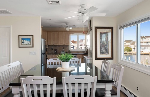 Seaside Heights Villa | 40-80' Feet Private Waterfront XL 2ndFL 2/3 Bedroom 2.5 bath Jacuzzi Arcade Dock