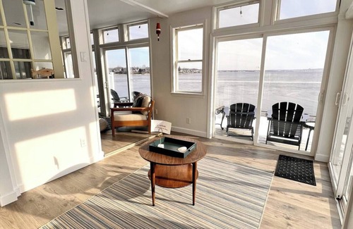 Bristol Casa | Waterfront 5BR Home in Bristol, RI, Sleeps up to 12 with stunning views