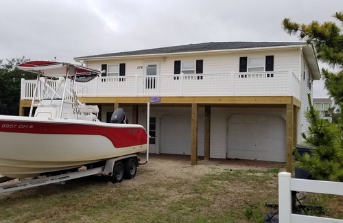 Holden Beach Cabaña | Waterfront Beach Cottage en la hermosa playa de Holden