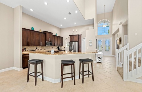 Burnt Store Casa | Waterfront dog-friendly house with pool, dock, pool spa, patio & sunrise views