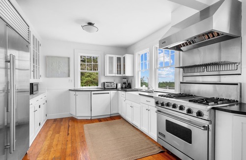 Wianno Casa | Waterfront Estate in Prestigious Osterville | Private Beach, Pool & Hot Tub and Central AC-Sleeps 15