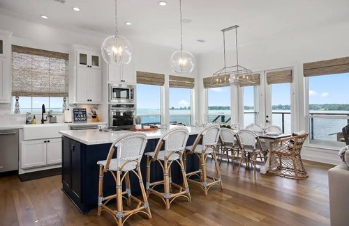 Livingston Casa | Waterfront Estate with fenced yard! 5BR/5Full, 2 half baths