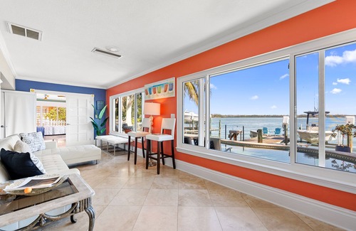 North Redington Beach Casa | Waterfront Getaway with Boat, Pool & Walk to Beach