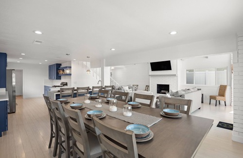 Channel Islands Casa | Waterfront home with kayaks, grill, Pac-Man, AC, balconies, & smart TVs