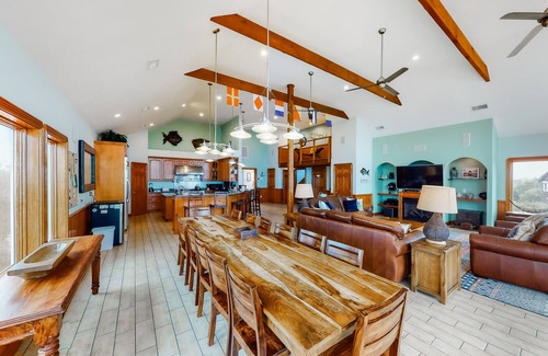 Sunset Village Casa | Waterfront home with ocean views, private pool, hot tub, & Tesla/EV charger