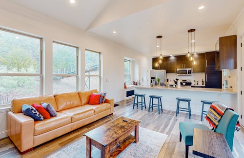 Bowie Casa | Waterfront home with views of Amon G. Carter Lake with large yoga deck