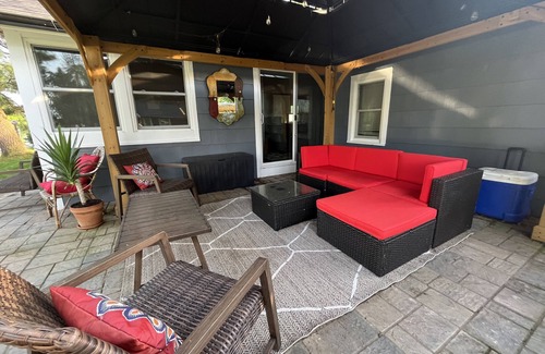 Bayberry Casa | Waterfront!Outdoor living! Canoe kayaks paddleboard 60 ft dock Newly Renovated