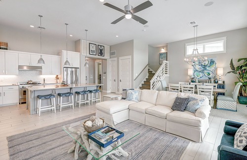 Rockport Casa | Waterfront paradise with private pool, dock, poolside TV & multi-TV game room