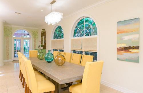 Captiva Casa | Waterfront Pink House with Private Dock & Pool