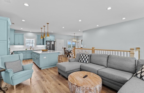 Holden Beach Casa | Waterfront retreat with private pool, beach access, fast WiFi & two decks