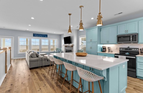 Holden Beach Casa | Waterfront retreat with private pool, beach access, fast WiFi & two decks