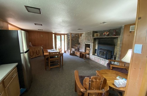 Idaho Springs Cabina | Waterfront Rocky Mt. Cabin on 50 acres & 2 fishing ponds: Mt. Evans, Ski Country