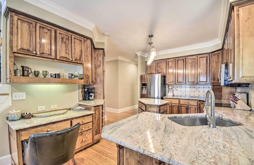 Sea Trail Casa | Waterfront Sunset Beach Escape w/ Dock & Golf View