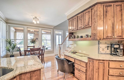 Sea Trail Casa | Waterfront Sunset Beach Escape w/ Dock & Golf View