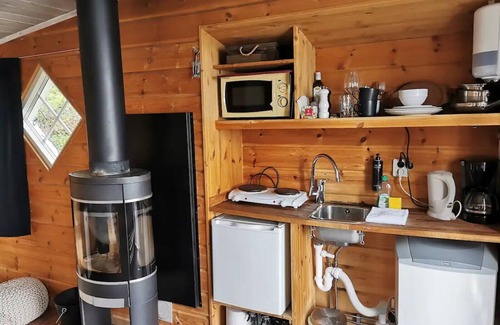 Kurravaara Casa | Waterfront with fantastic views and the midnight sun on the horizon
