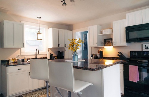 Laconia Casa | Waterfront with Kayaks, Pool Table, Fire Pit, and Pergola. Downtown area