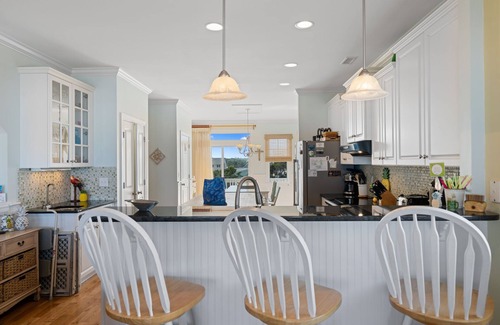 North Carolina Coast Casa | Waves & Sun -- OCEANFRONT, Heated Pool, Elevators, Entire Duplex, Sleeps 25-28